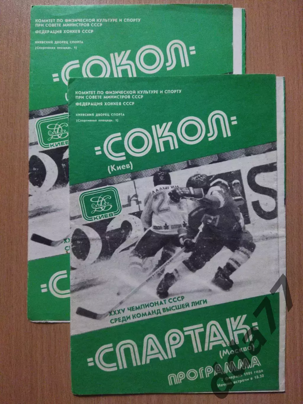 (3195) Сокол Киев-Спартак Москва 2.02.1981