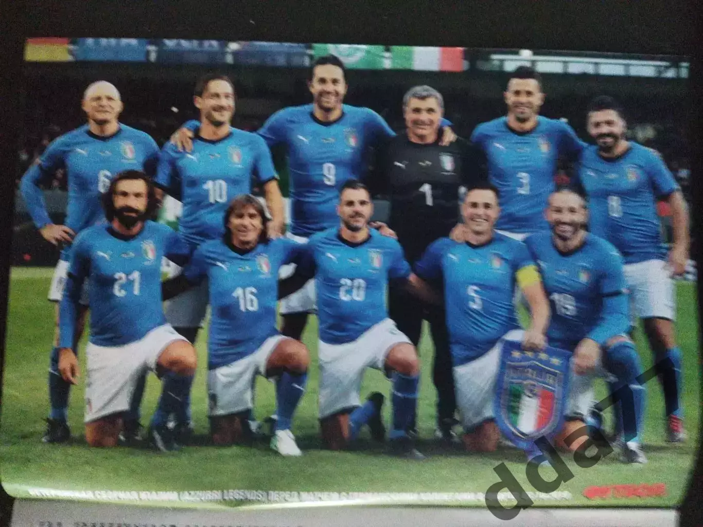 еженедельник Футбол №79 2019,постеры: сб.Италии,сб.Германии. 1