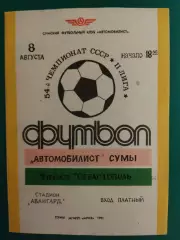 Автомобилист Сумы - Чайка Севастополь 8.08.1991