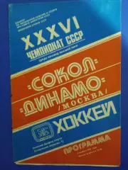 Сокол Киев-Динамо Москва 3.11.1981
