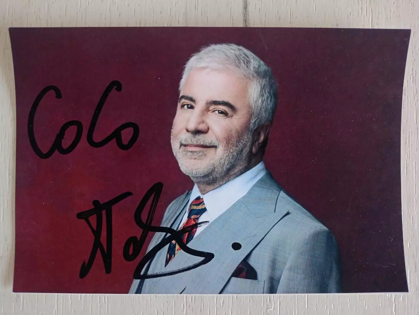 Автограф Сосо Павлиашвили