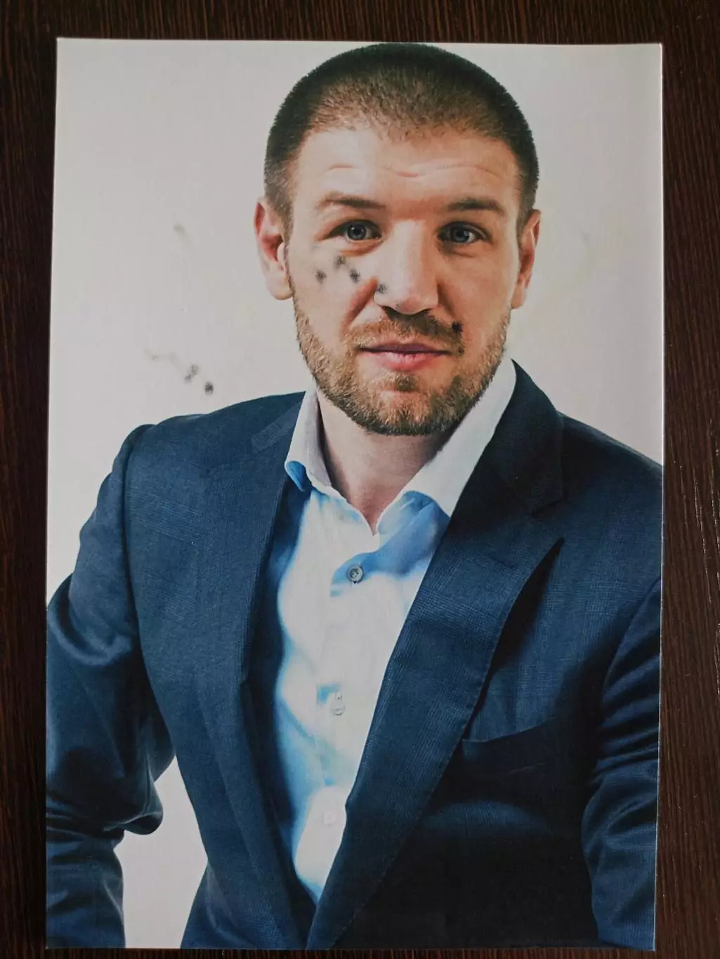 Автограф Дмитрия Пирога (российский боксер и политик) 4