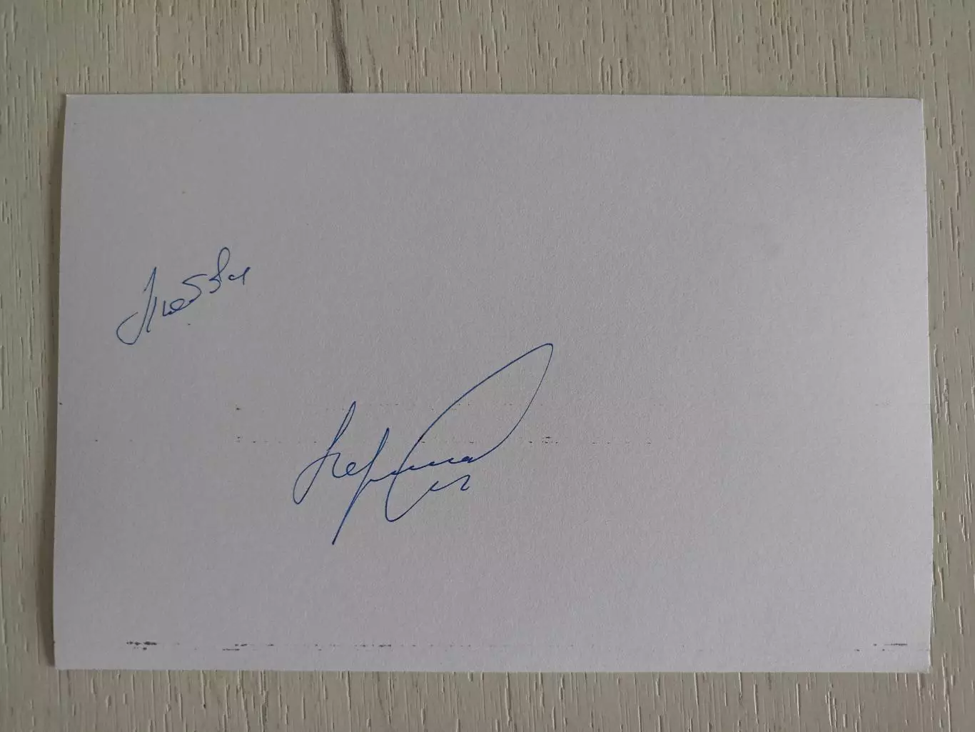 Автограф Ольги Лерман 1