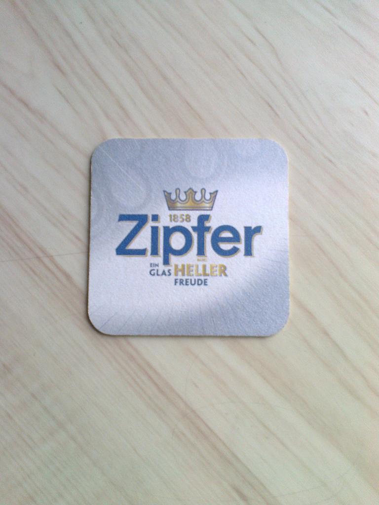 Бирдекель (подставка под пиво/бокал) Zipfer