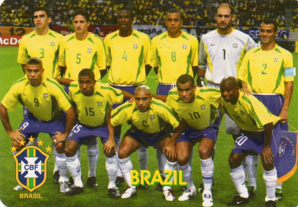 Календарик Сборная Бразилии по футболу. 2004 год