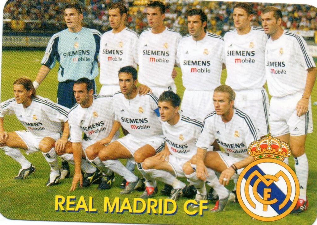 Календарик ФК Реал Мадрид. 2004 год