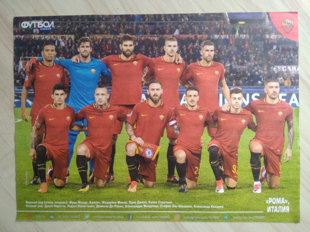Постер ФК Рома, Италия