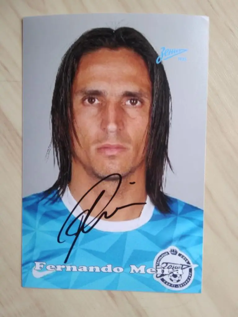 Автограф Фернандо Мейра