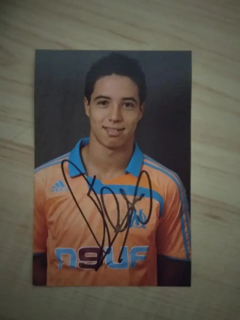 Автограф Самир Насри