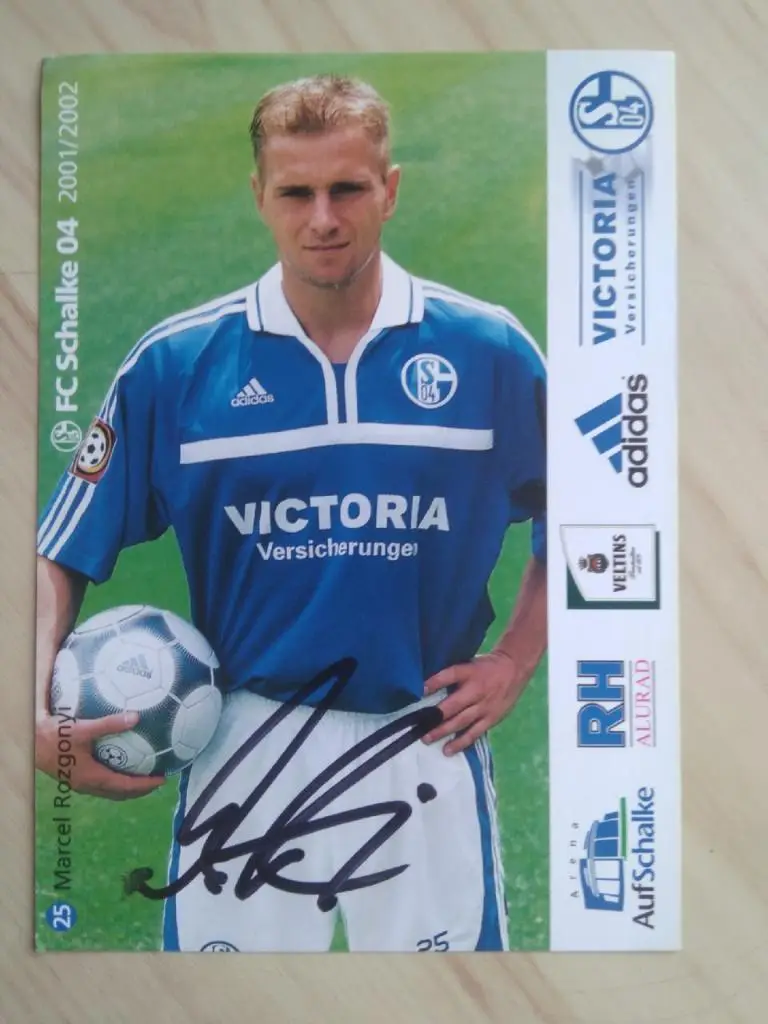 Автограф Марсель Розгоньи