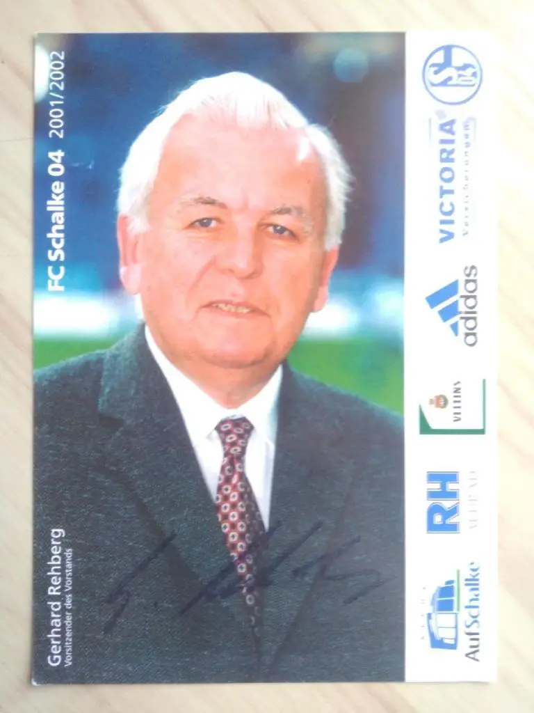 Автограф Герхард Рехберг (Gerhard Rehberg)