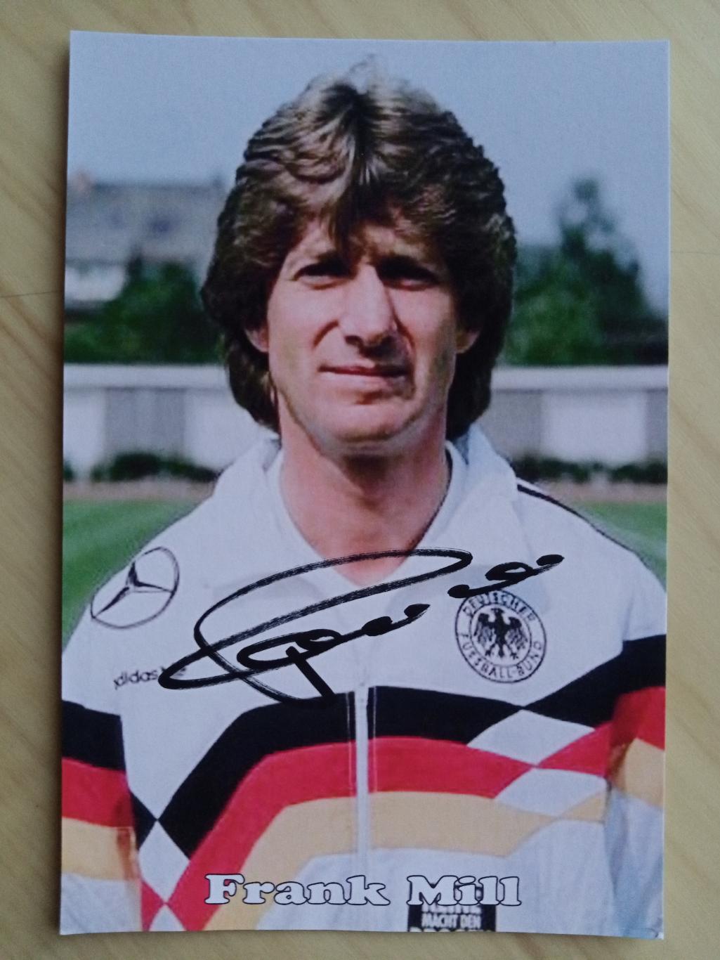 Автограф Франк Милль (чемпион мира: 1990 г., 3 место чемпионата Европы: 1988) 7