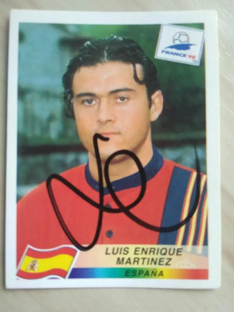 Автограф Луис Энрике