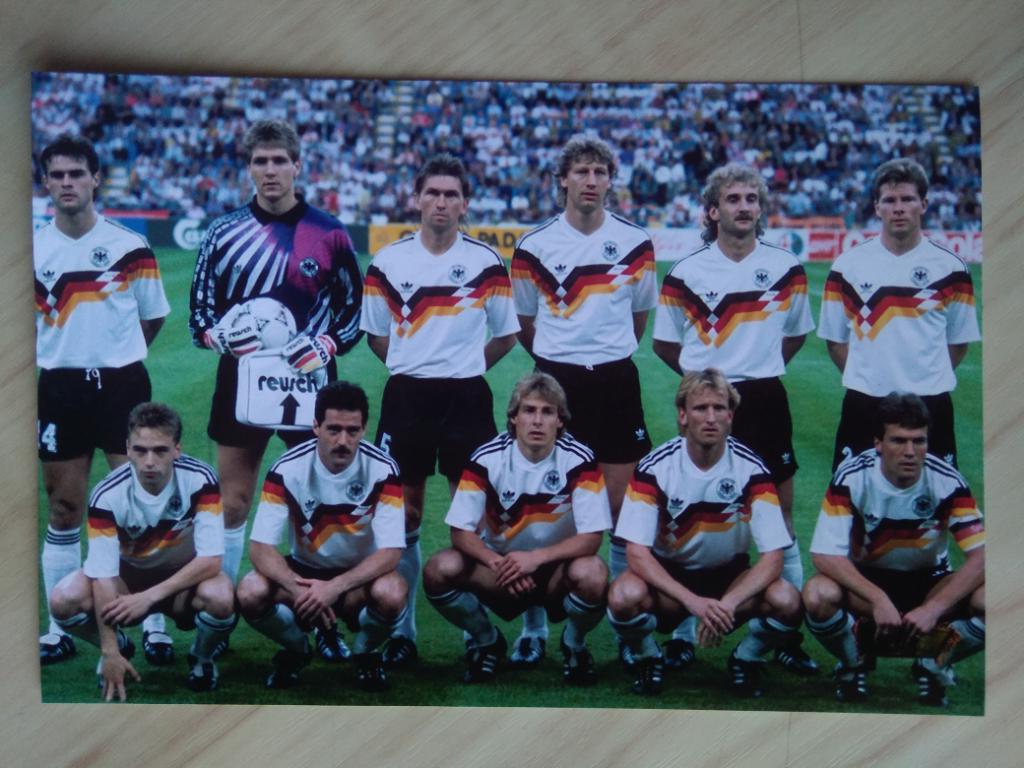 Фотография Сборная ФРГ (Германии) по футболу. 1990 год