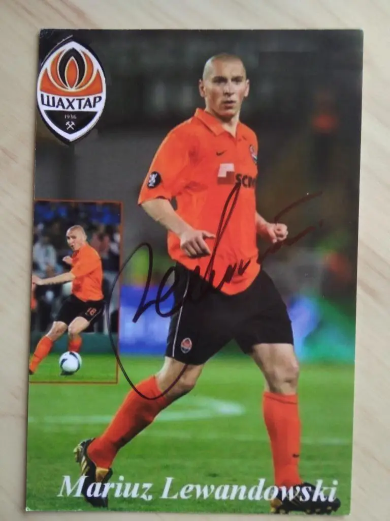 Автограф Мариуш Левандовский