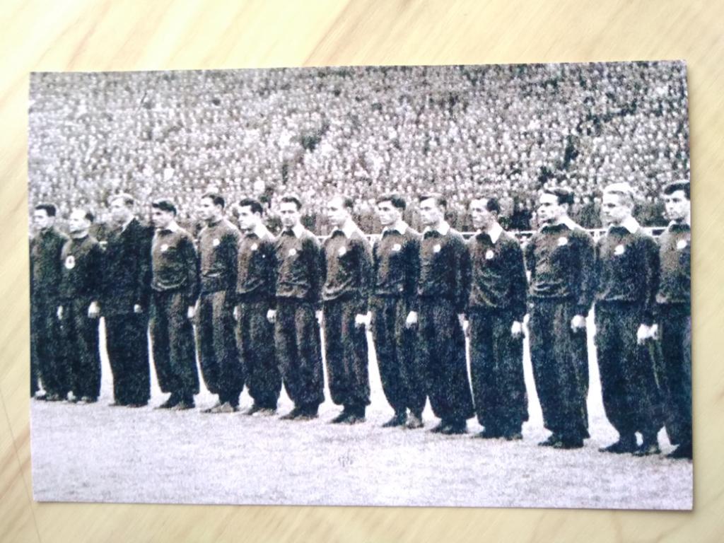 Фотография Футбольный клуб (ФК) Динамо Москва. 1953 год. Матч с Баником