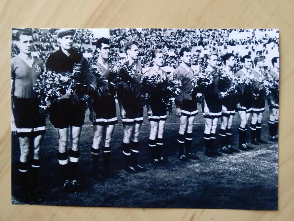 Фотография Футбольный клуб (ФК) Динамо Москва. 1957 год