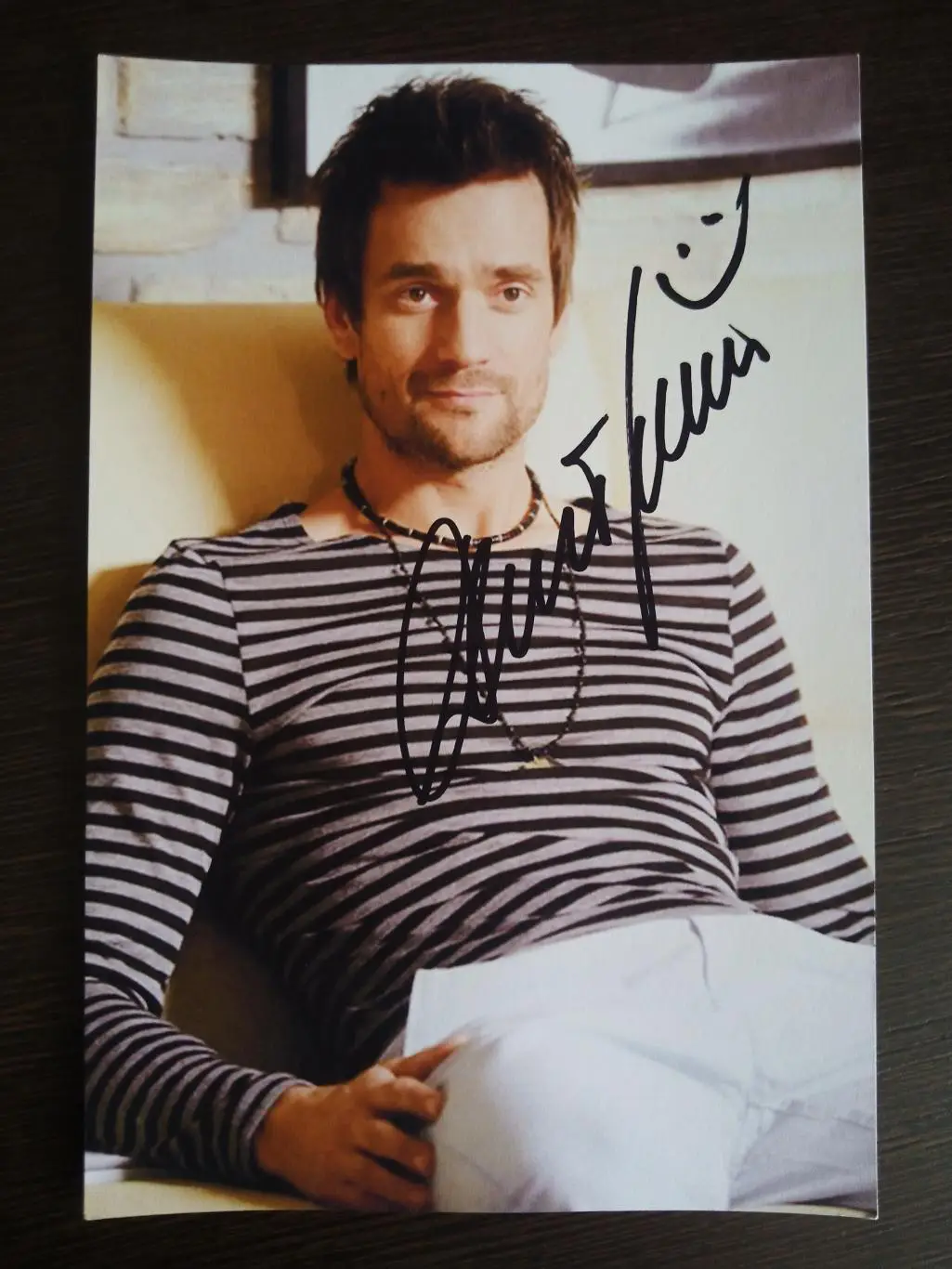 Автограф Дмитрия Миллера 6