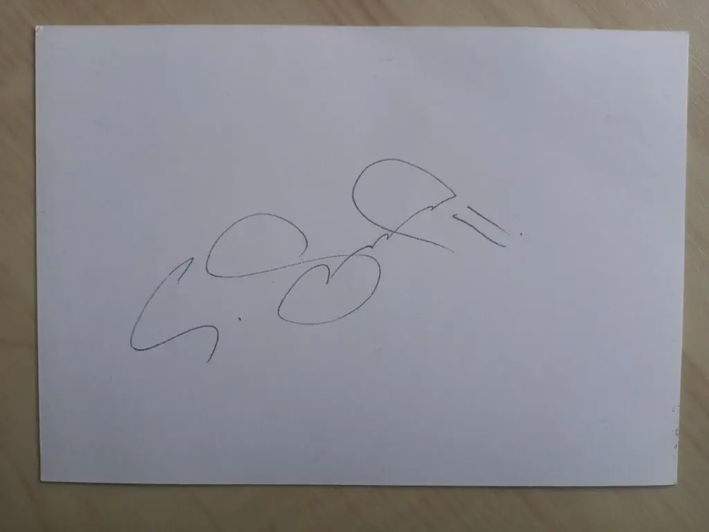 Автограф Евгения Малкина 1