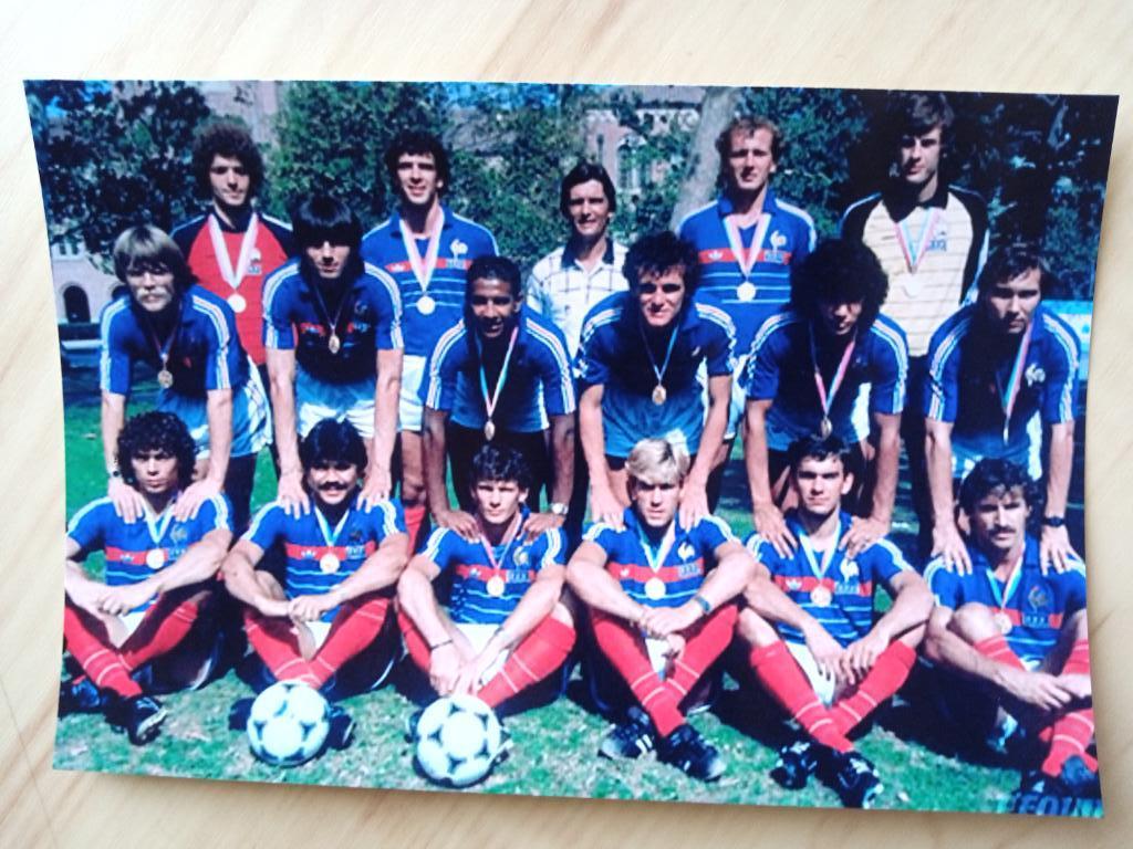 Фотография Сборная Франции по футболу. 1984 год. Олимпийские чемпионы
