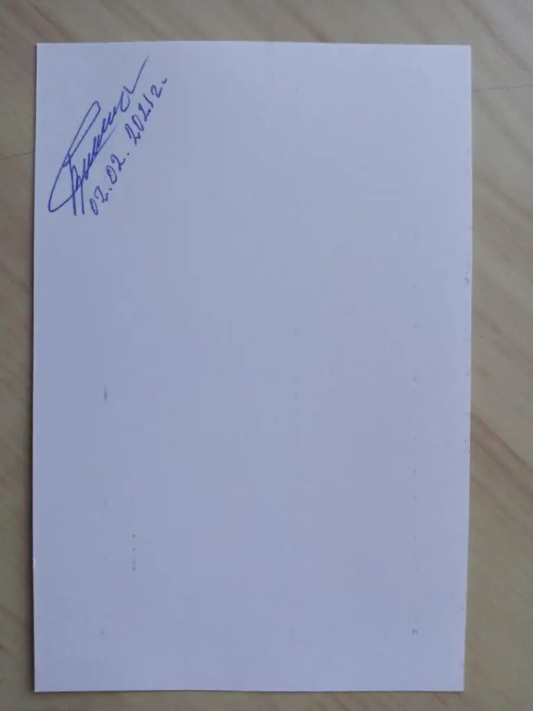 Автограф Валерия Резанцева (советский борец, 2-кратный Олимпийский чемпион) 3