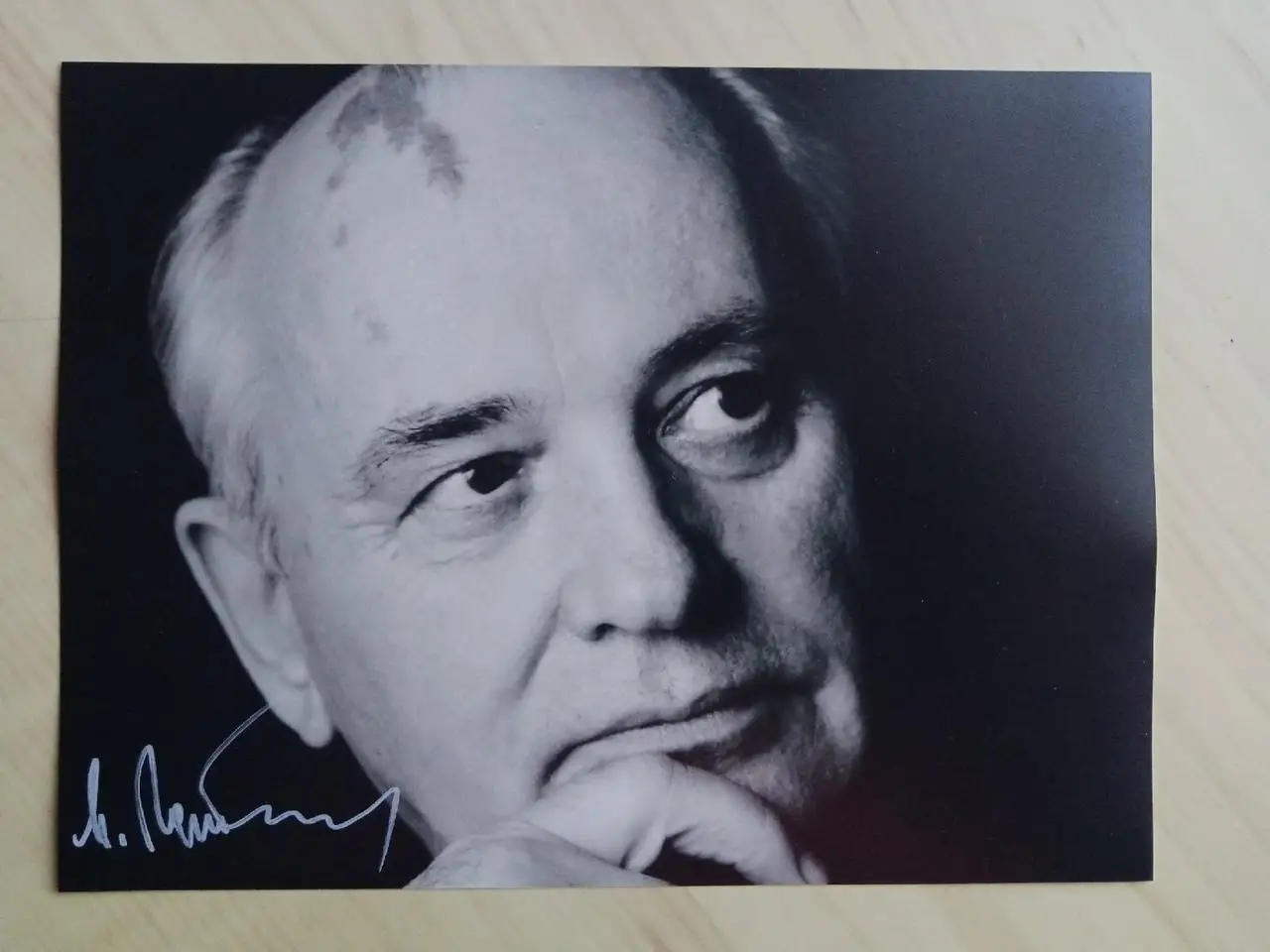 Автограф Михаила Горбачева 1