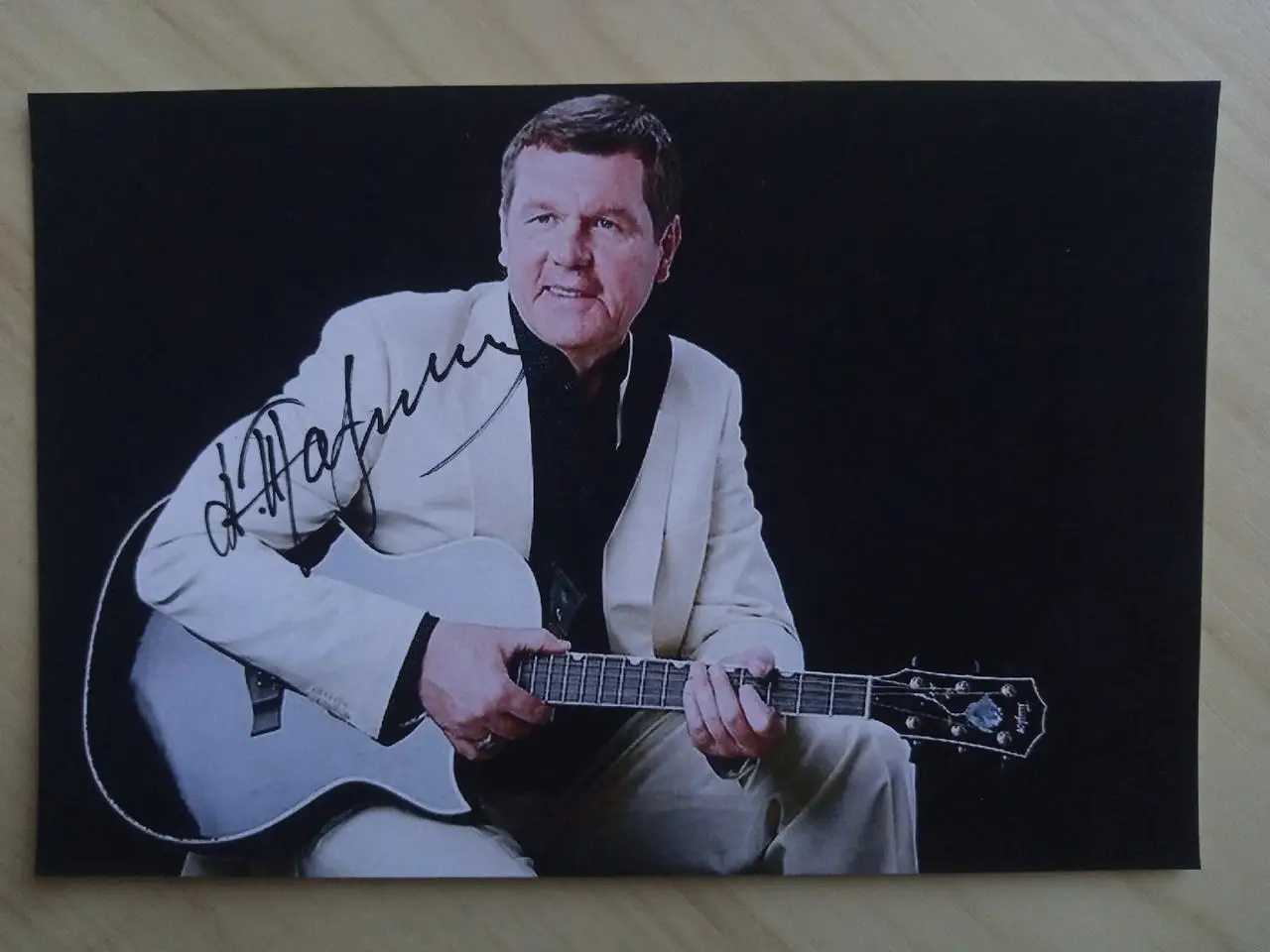 Автограф Александра Новикова (певец, поэт, композитор) 2