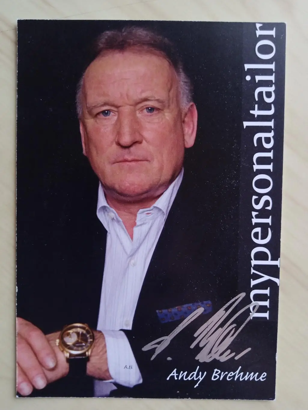 Автограф Андреас Бреме