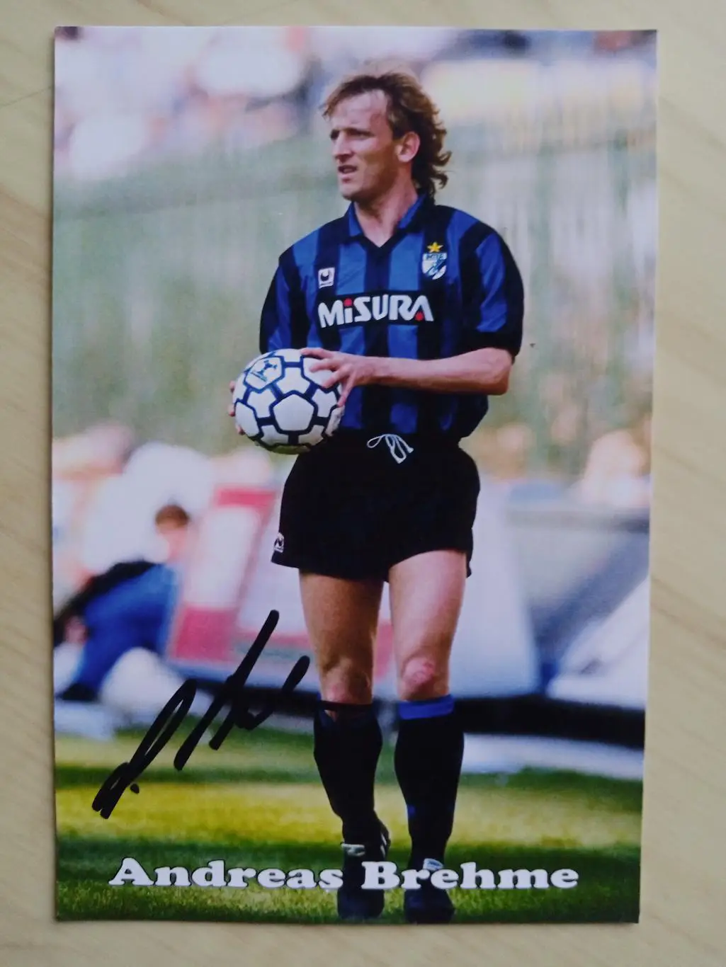 Автограф Андреас Бреме 2