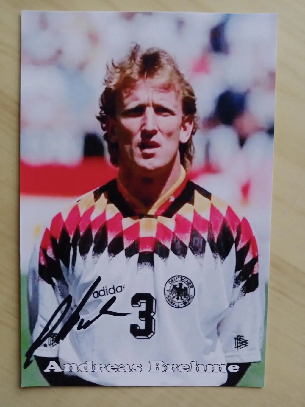 Автограф Андреас Бреме 3