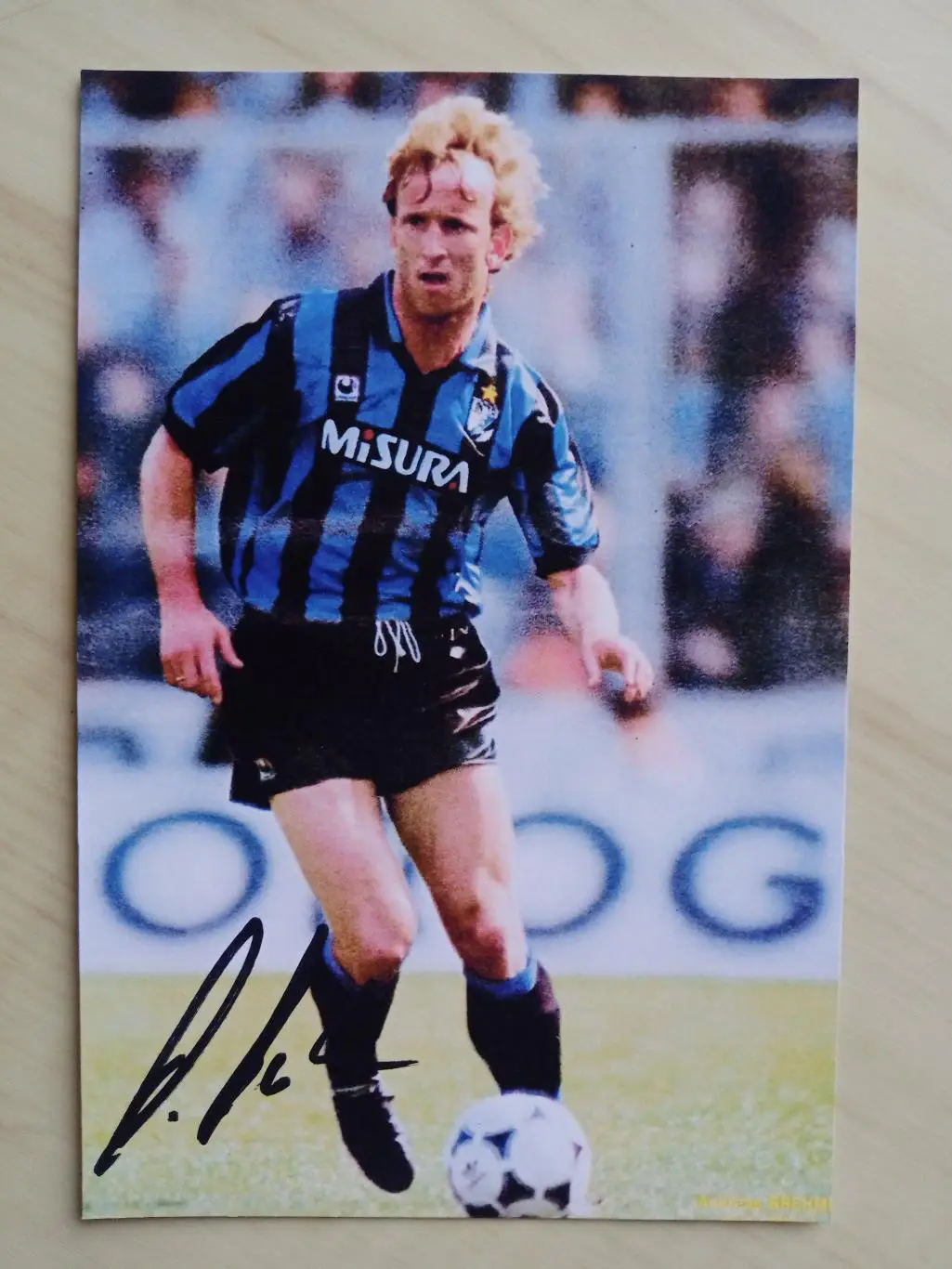 Автограф Андреас Бреме 4