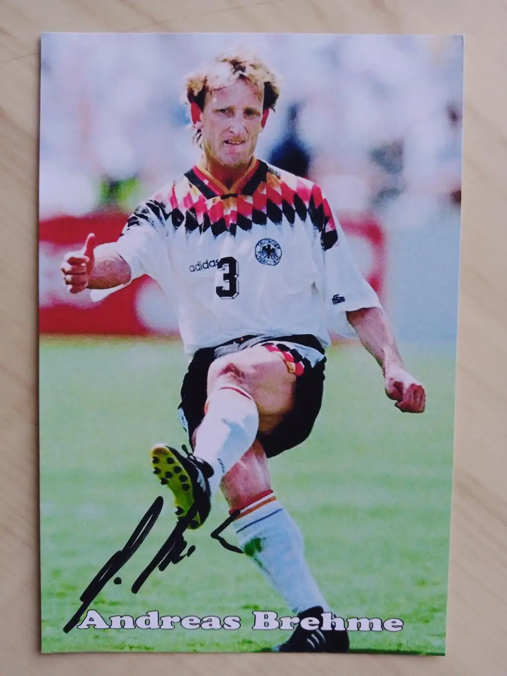 Автограф Андреас Бреме 5