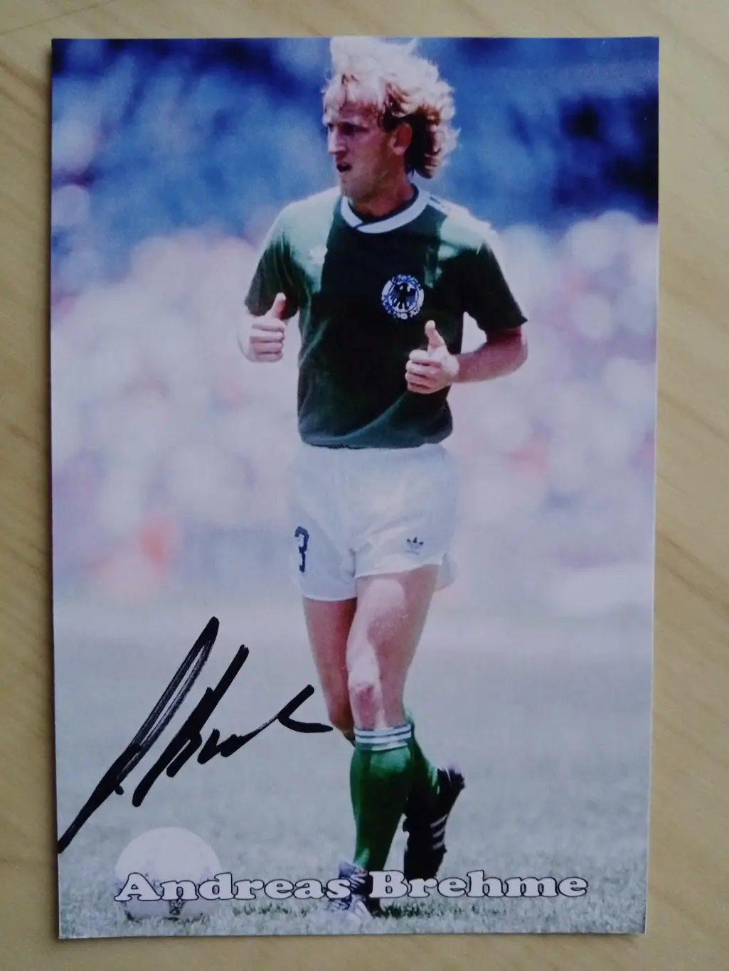 Автограф Андреас Бреме 6
