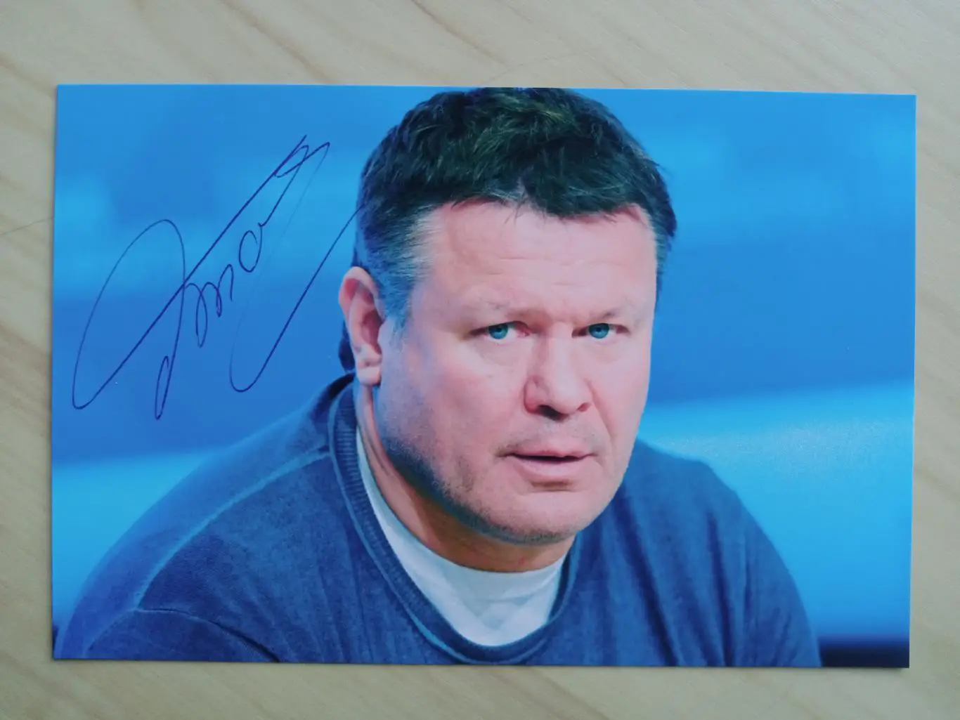 Автограф Олега Тактарова 3