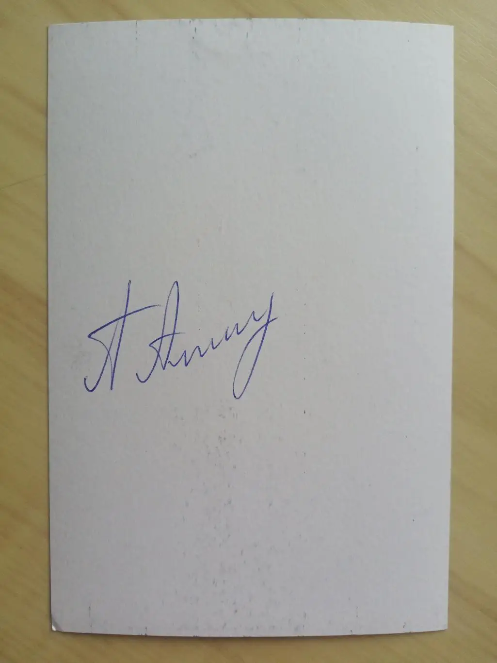 Автограф Александра Поветкина 1