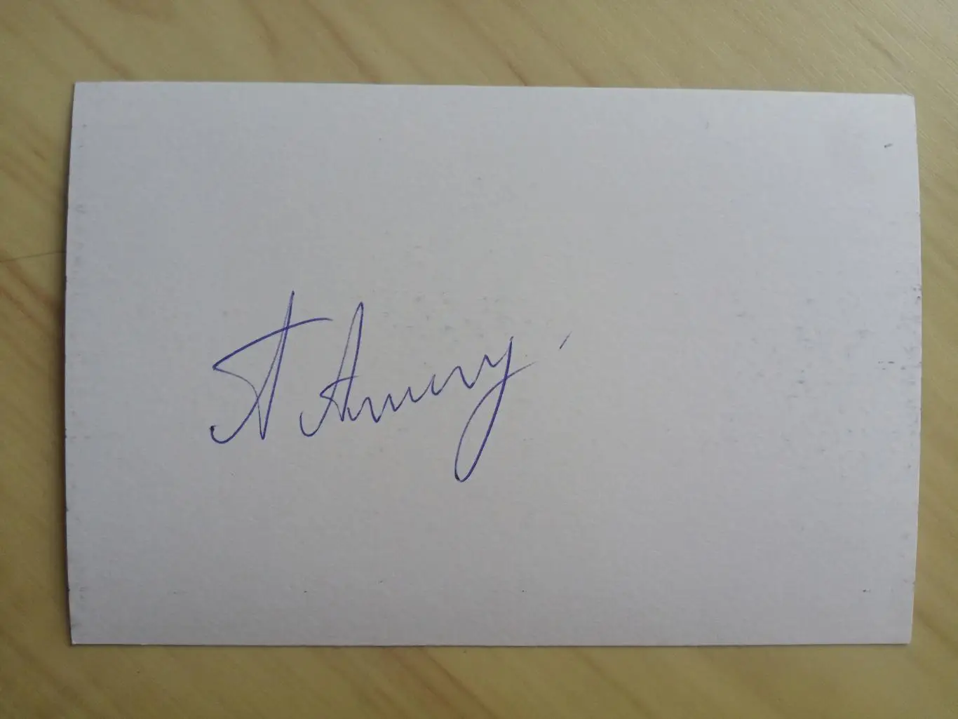 Автограф Александра Поветкина 5