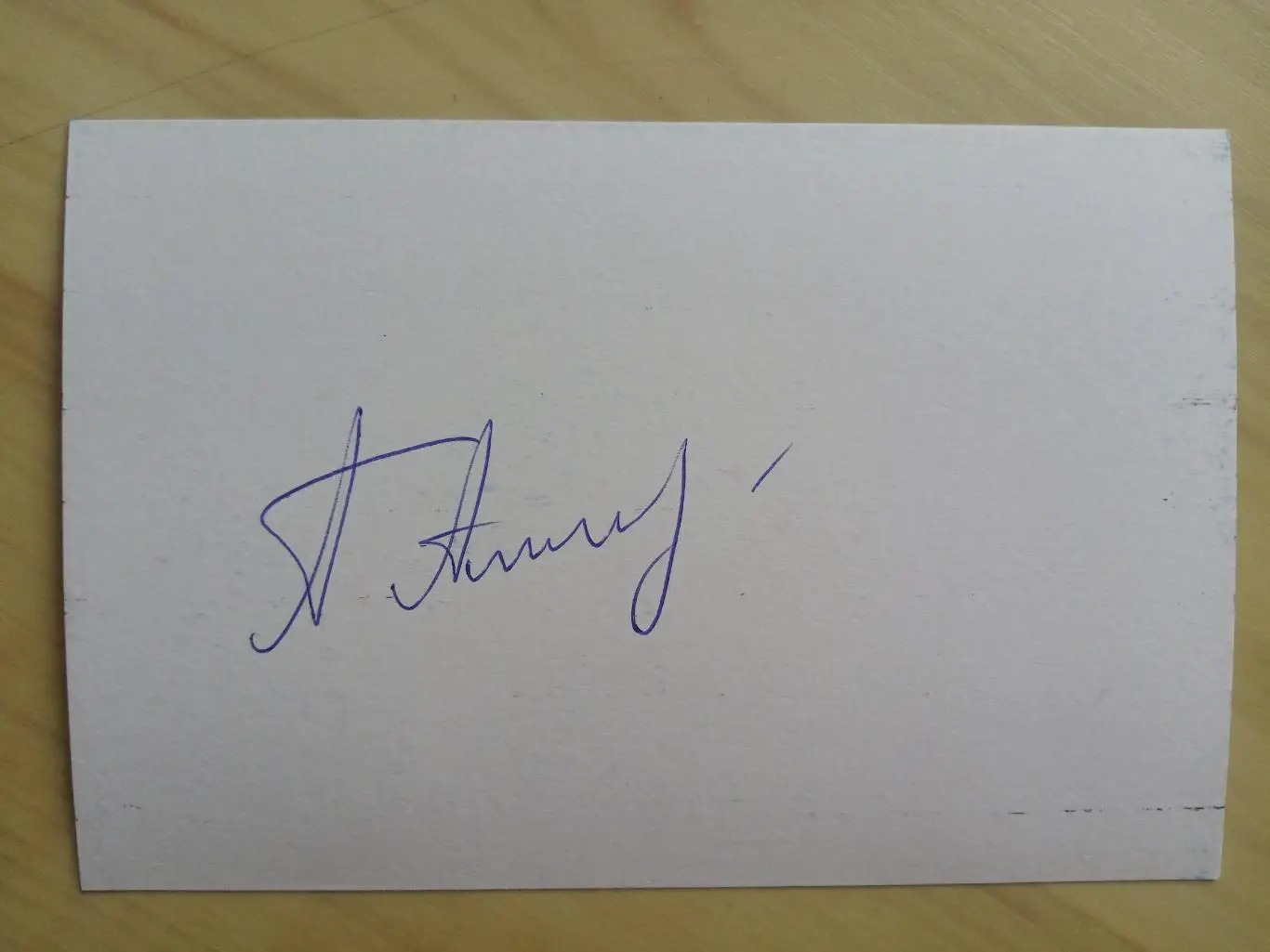 Автограф Александра Поветкина (российский боксер) 1