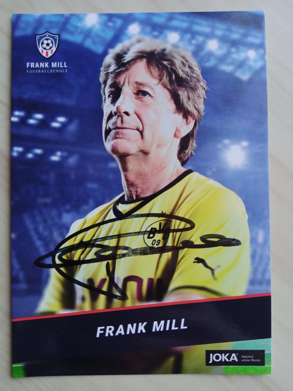 Автограф Франк Милль (чемпион мира: 1990 г., 3 место чемпионата Европы: 1988) 5