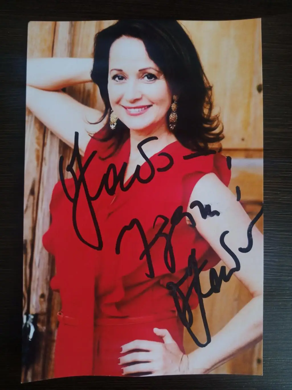 Автограф Ольги Кабо 2