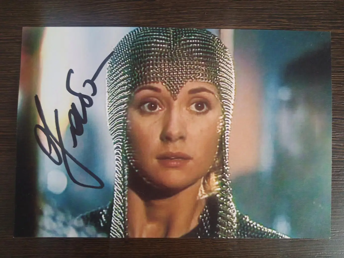 Автограф Ольги Кабо 4