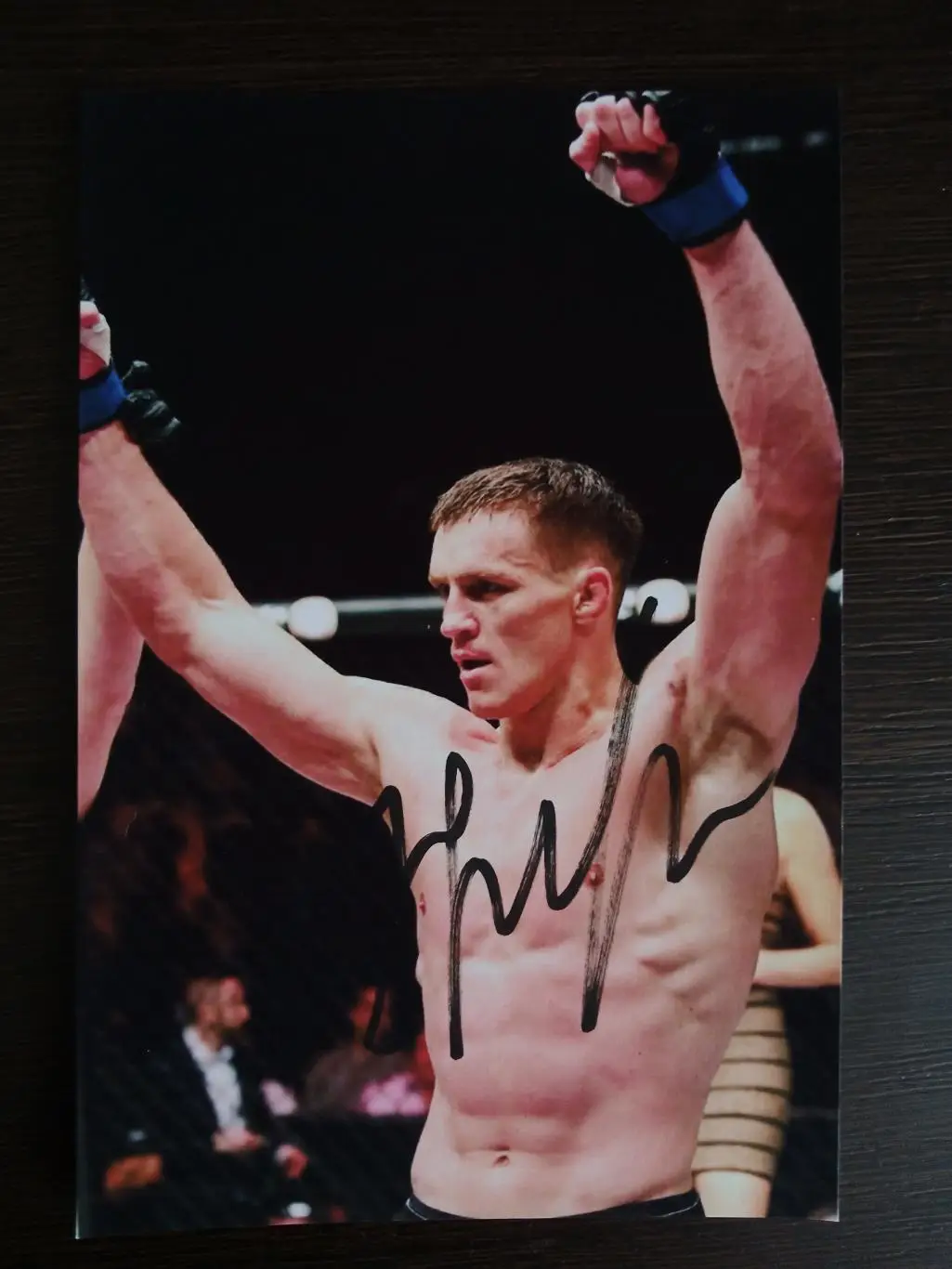 Автограф Виктора Немкова (российский боец смешанного стиля (ММА)) 4