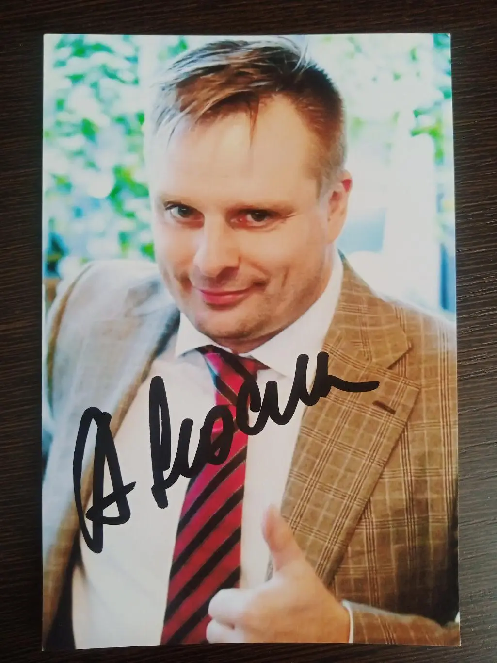 Автограф Александра Носика 2