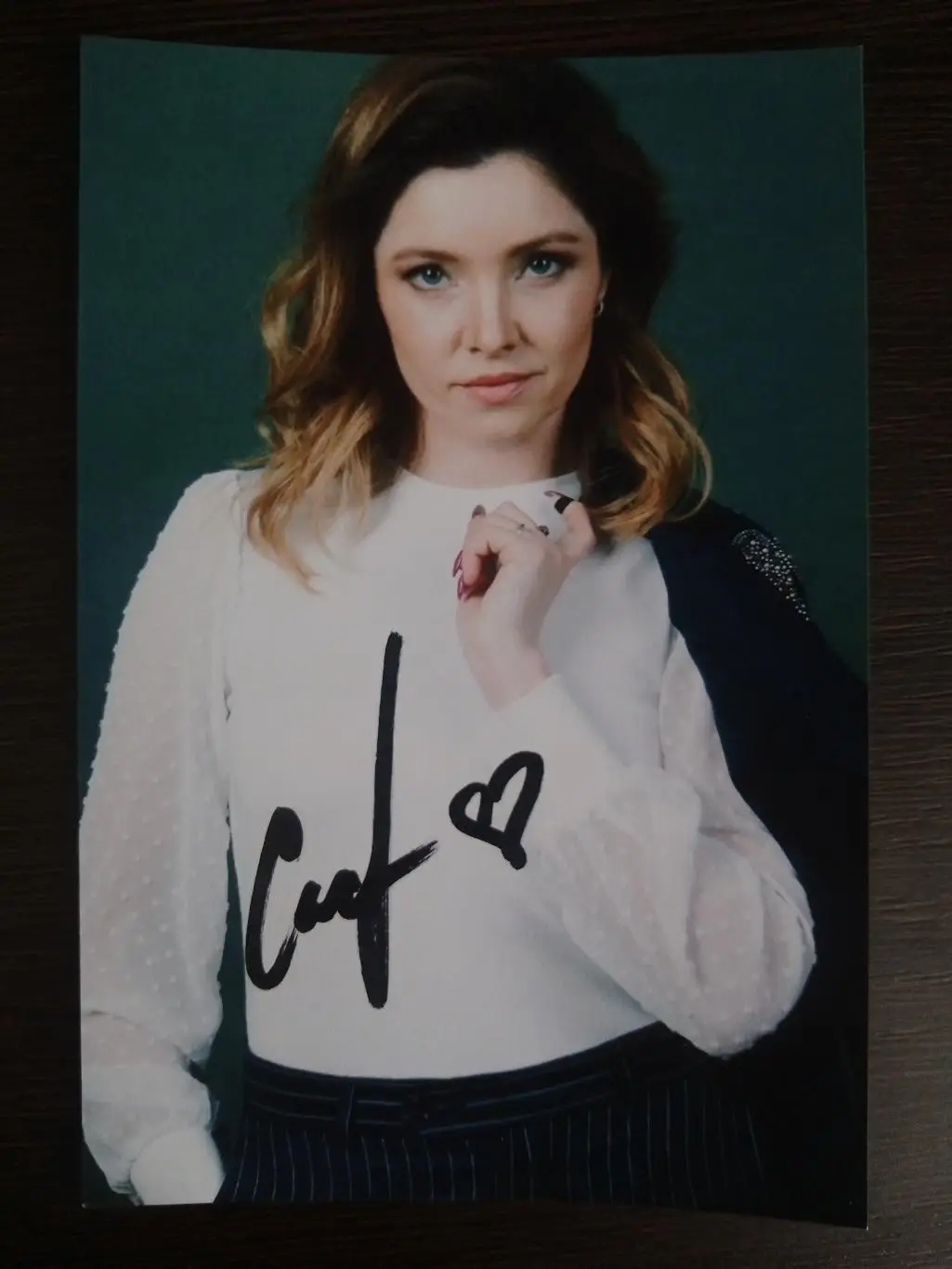 Автограф Елены Саар