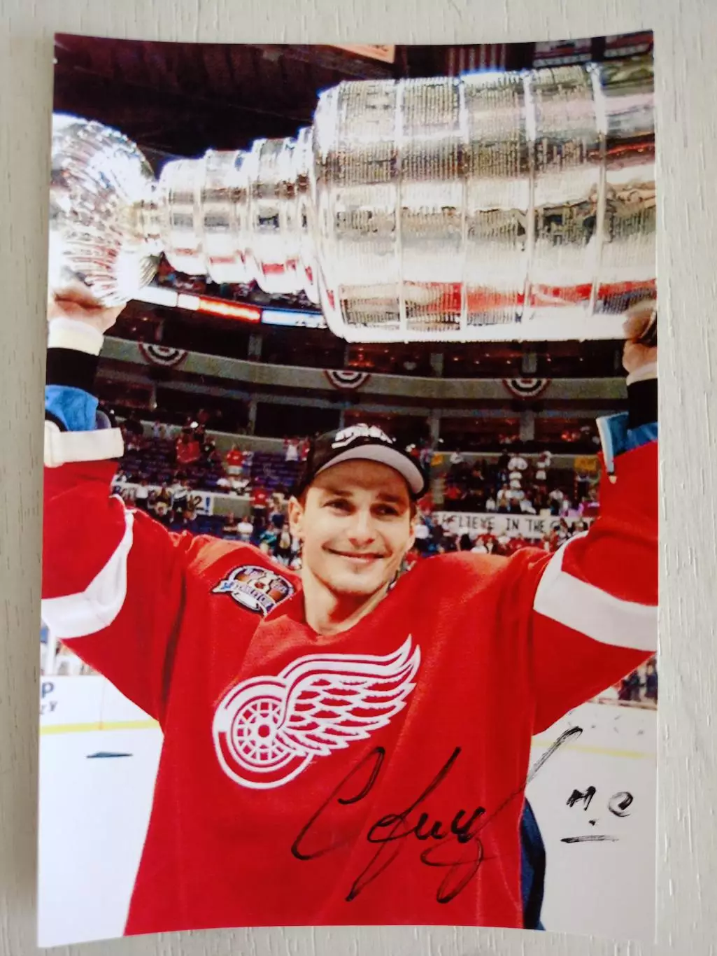 Автограф Сергея Федорова 2