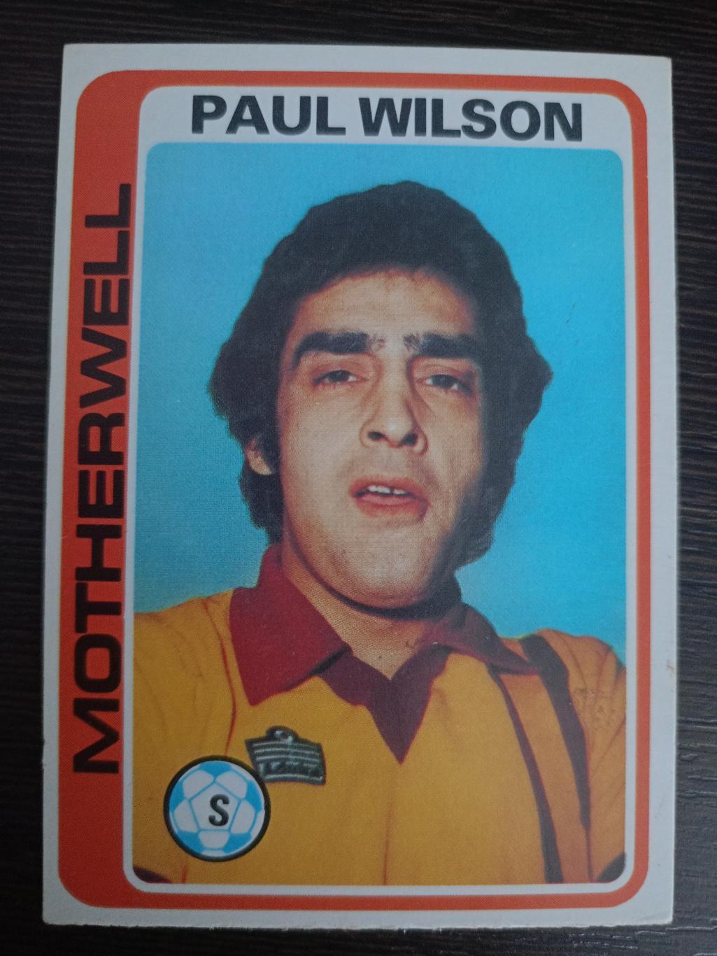 Карточка Topps Paul Wilson (1979 г.)