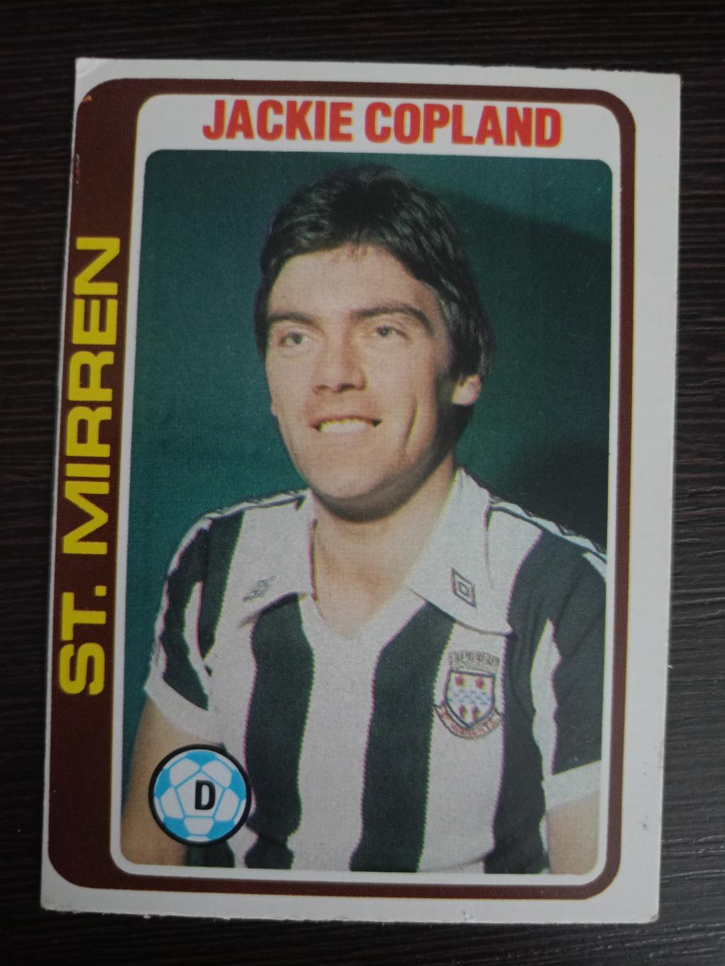 Карточка Topps Jackie Copland (1979 г.)