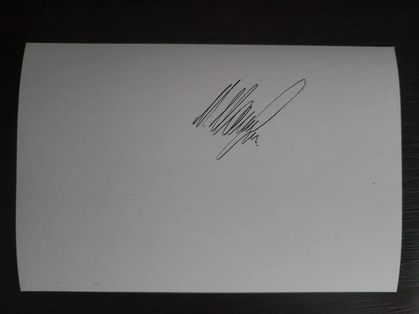 Автограф Михаила Мамиашвили (советский борец) с обеих сторон фотографии 1