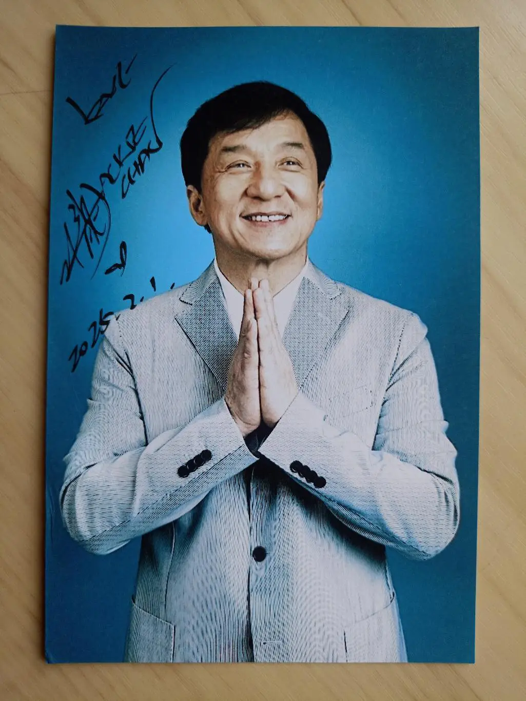 Автограф Джеки Чан