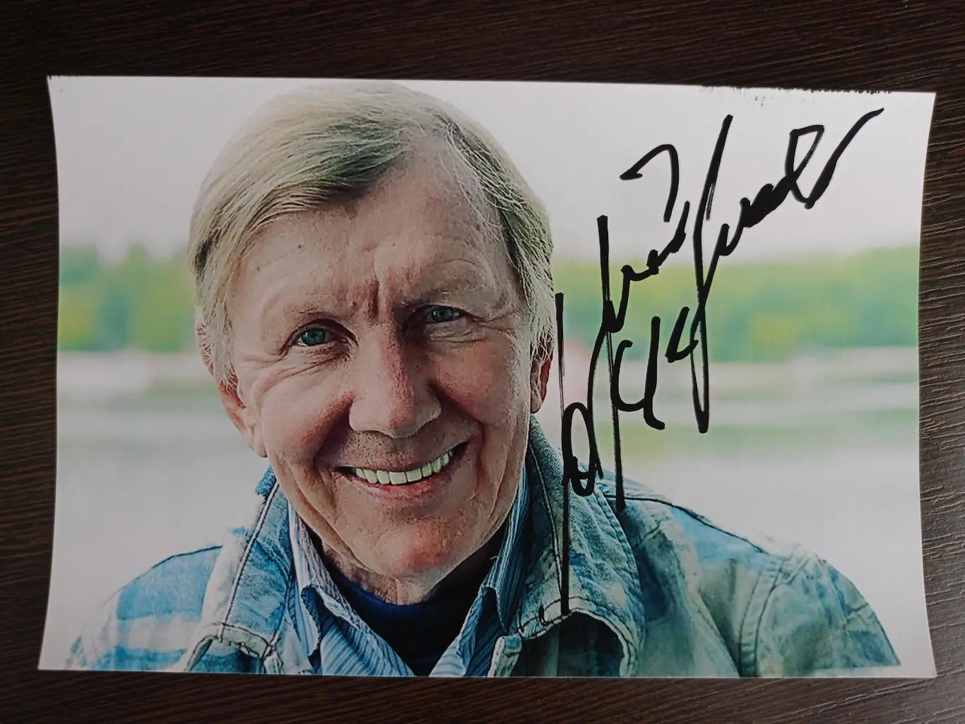 Автограф Юрия Чернова 4