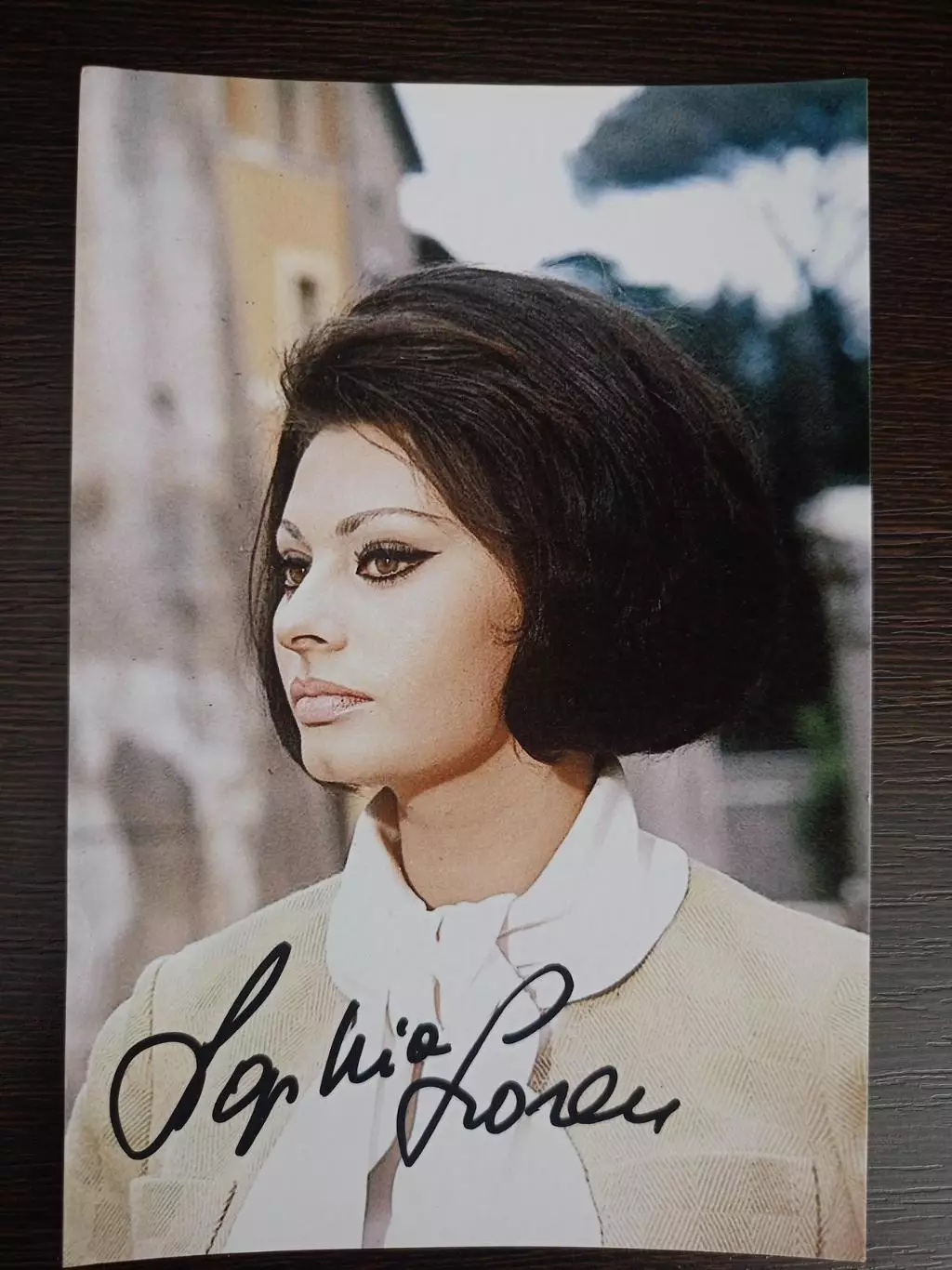 Автограф Софи Лорен (итальянская актриса) 2